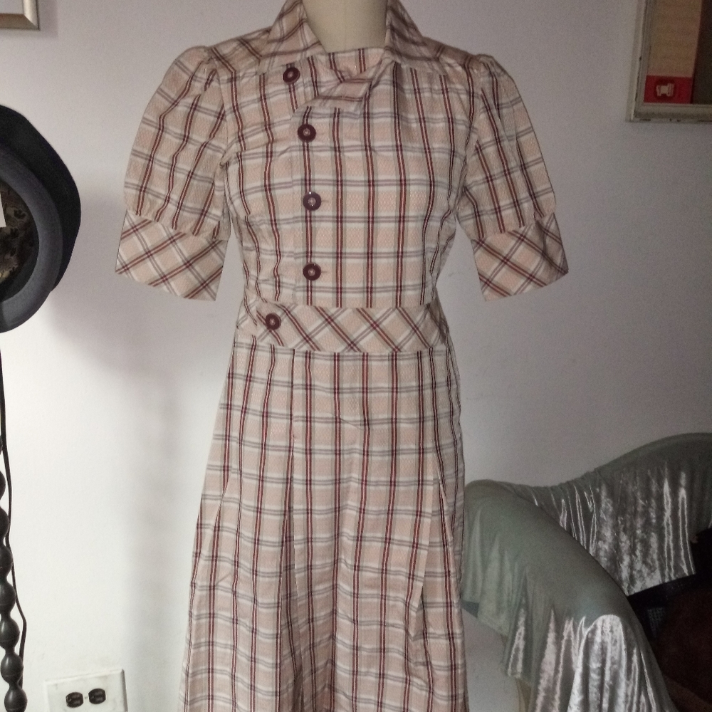 Plaid Penguin Dress